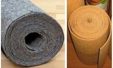 Подложка для укладки линолеума Лучшая подложка для линолеума