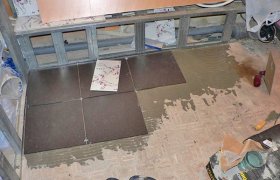 Плитка на Пол в Ванную