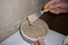 Затирка для швов плитки - приготовление Затирка для швов плитки - консистенция